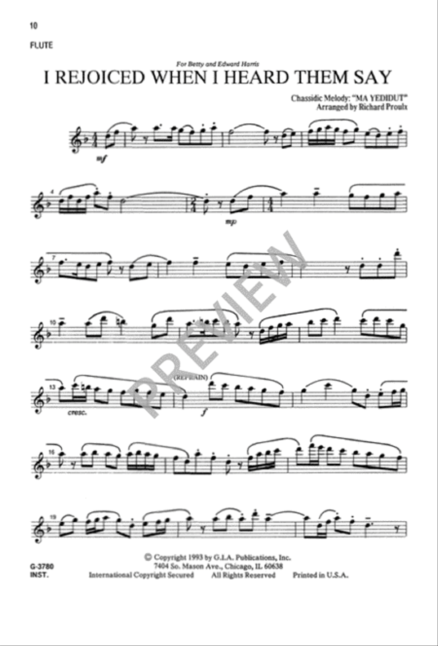 I Rejoiced When I Heard Them Say 2-Part scores gallery preview page 11