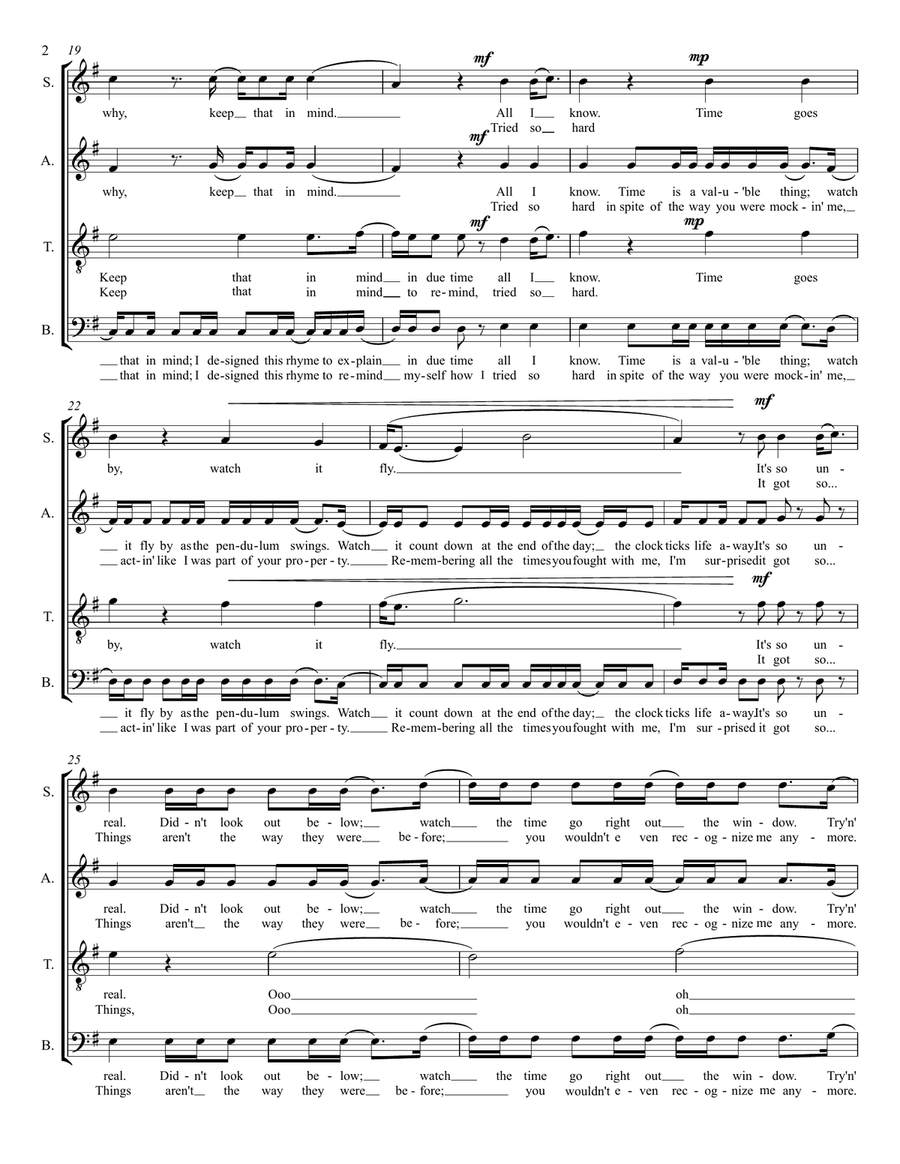 In The End 4-Part scores gallery preview page 2