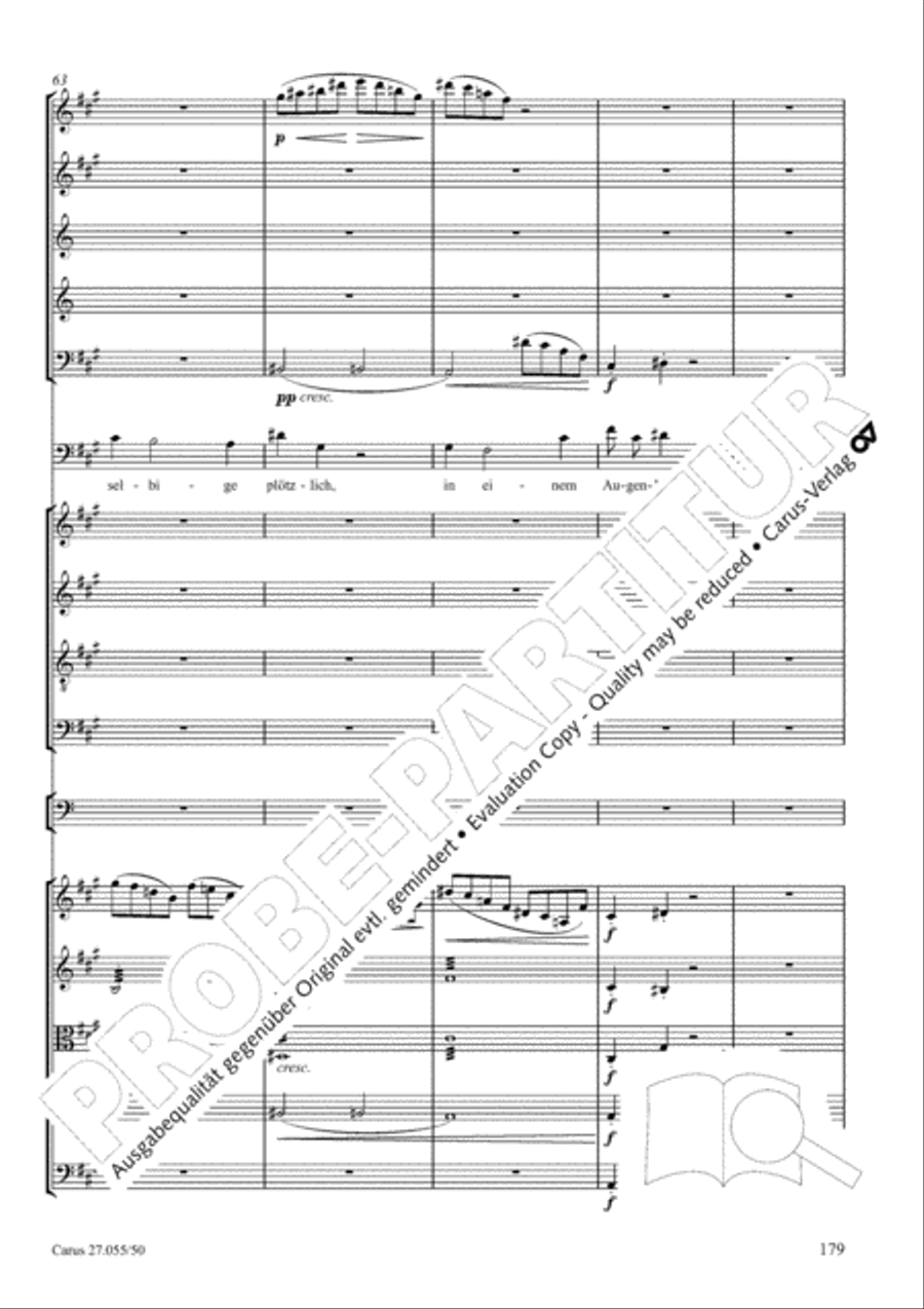 Ein Deutsches Requiem (German Requiem) 4-Part scores gallery preview page 186