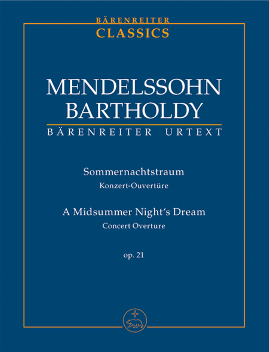 A Midsummer Nights Dream op. 21 Orchestra scores gallery preview page 1