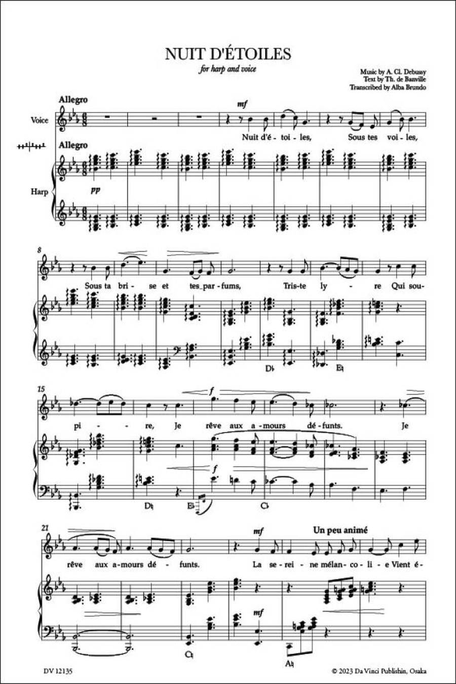 Nuit d'étoilles Harp scores gallery preview page 2