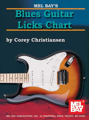 Book cover for Blues Guitar Licks Chart