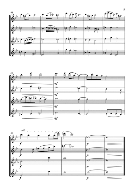 Melancholy - Flute Quartet image number null