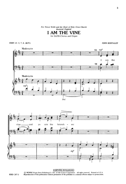 I am the Vine