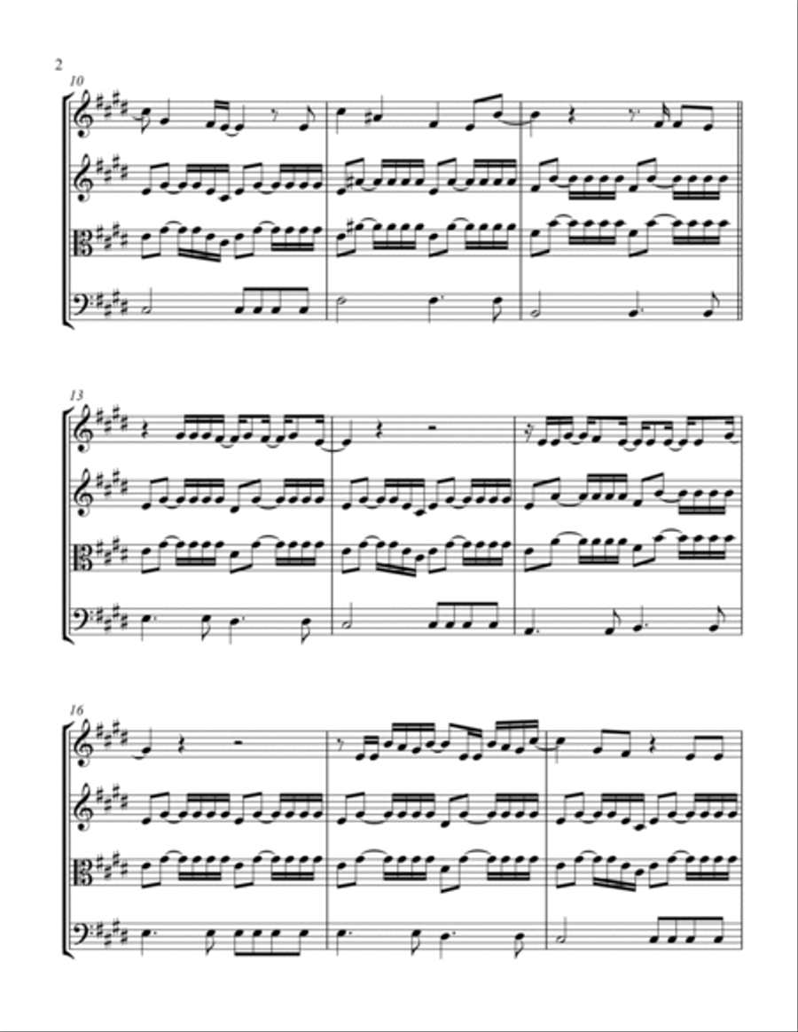 First Day Of My Life First Day Of My Life String Trio scores gallery preview page 2