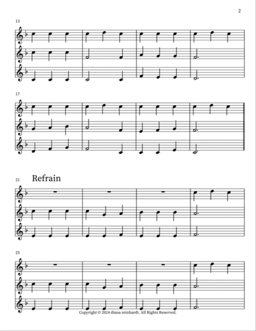 Christ Has Arisen, Alleluia Flute Solo scores gallery preview page 2