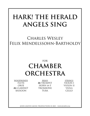 Book cover for Hark! The Herald Angels Sing - Chamber Orchestra