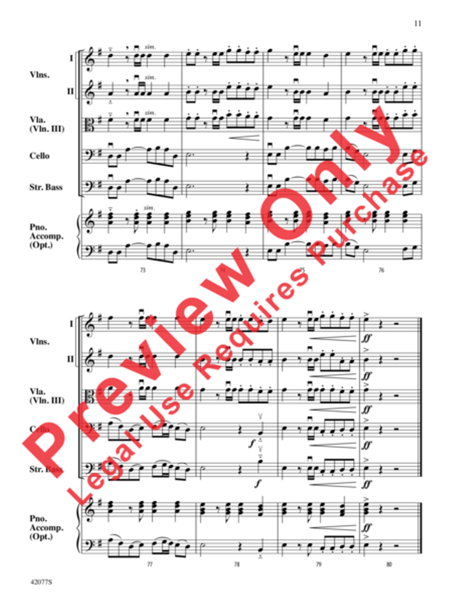 The Explorers String Orchestra scores gallery preview page 4