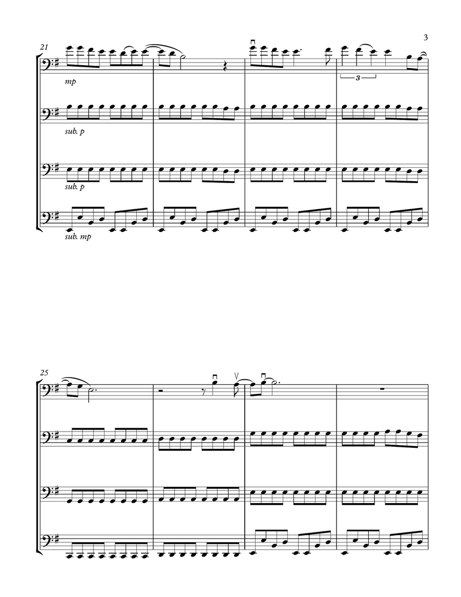 Livin' On A Prayer Cello scores gallery preview page 3