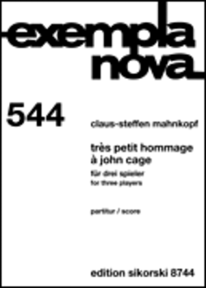 Tres Petit Hommage a John Cage