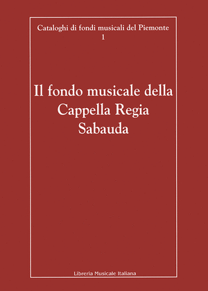 Book cover for Il fondo musicale della Cappella Regia Sabauda