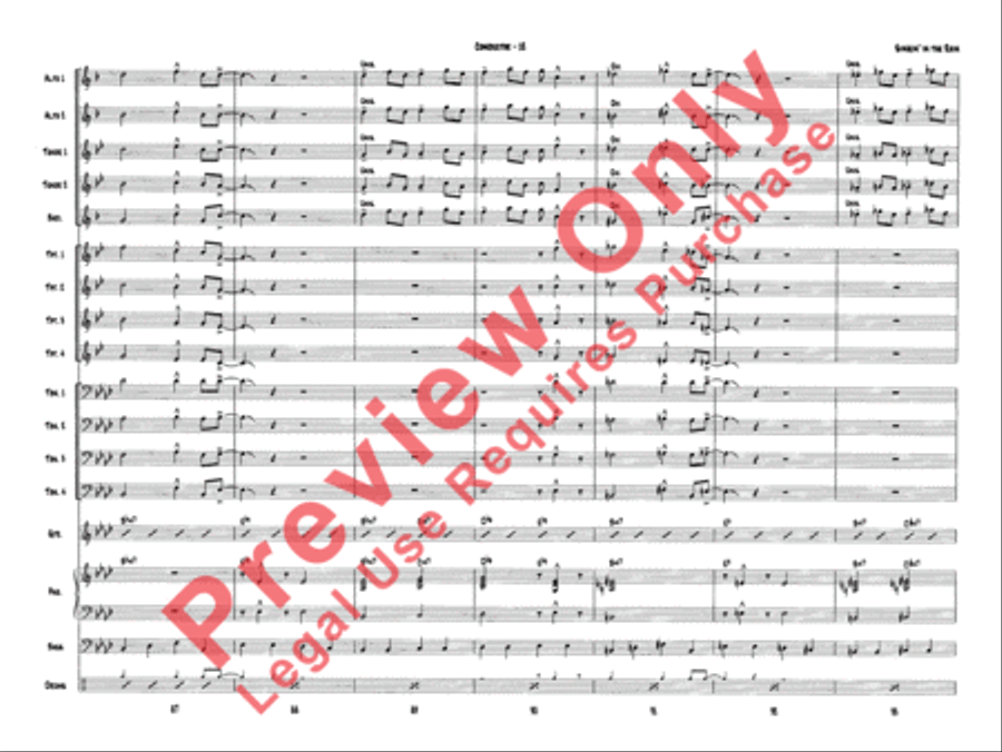 Singin' in the Rain Singin' in the Rain Jazz Ensemble scores gallery preview page 14