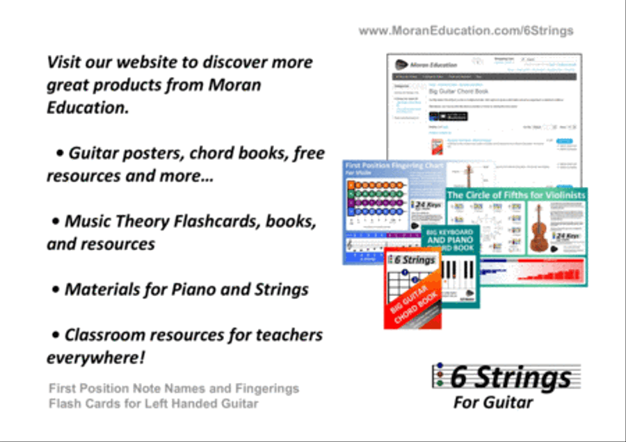 Left Handed Guitar Flash Cards Guitar Solo scores gallery preview page 2
