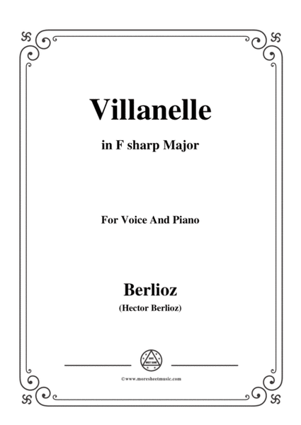 Berlioz-Villanelle in F sharp Major，for voice and piano image number null