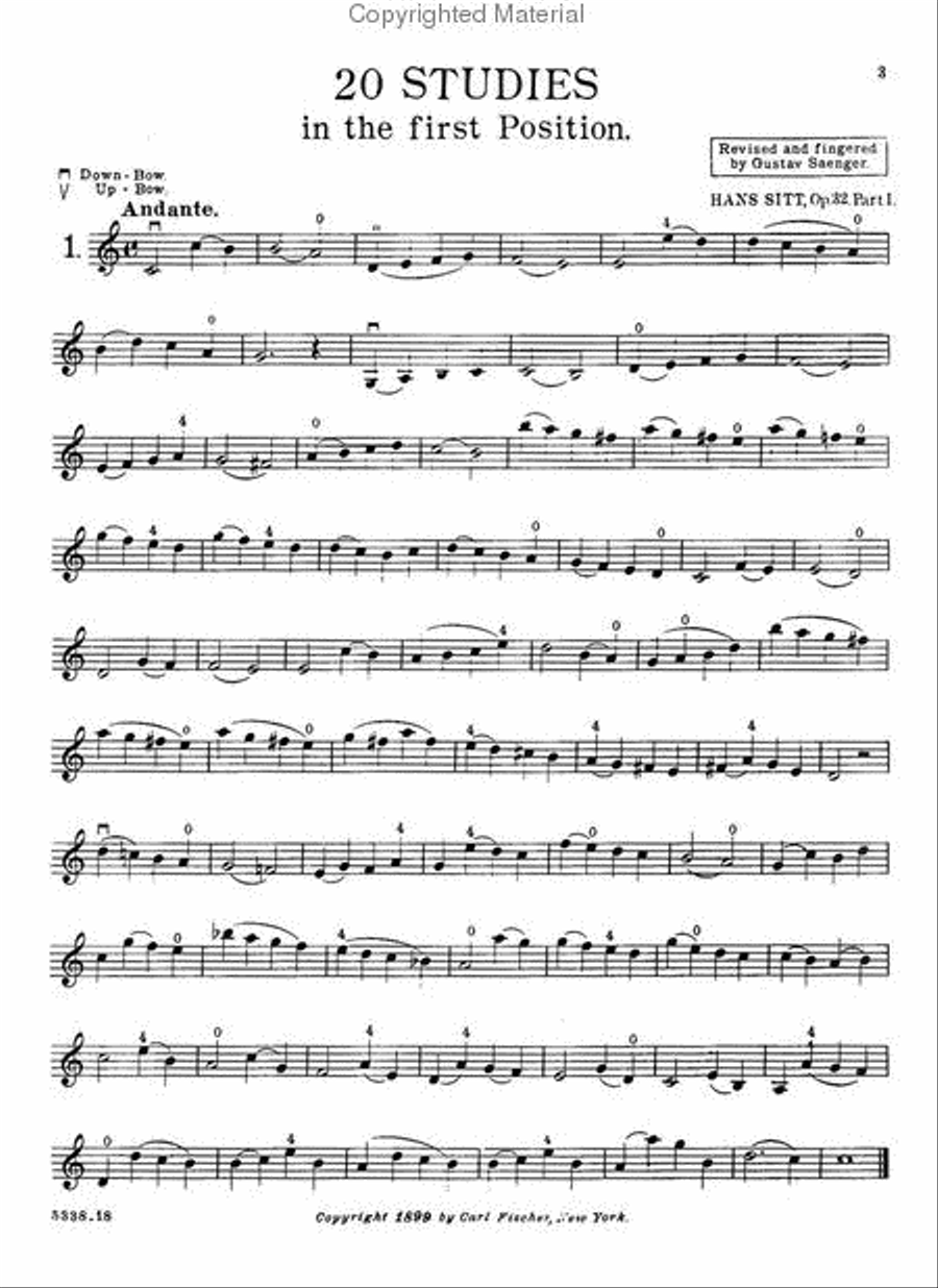 Studies For Violin Violin scores gallery preview page 2