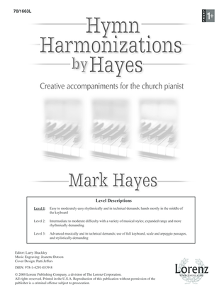 Book cover for Hymn Harmonizations by Hayes