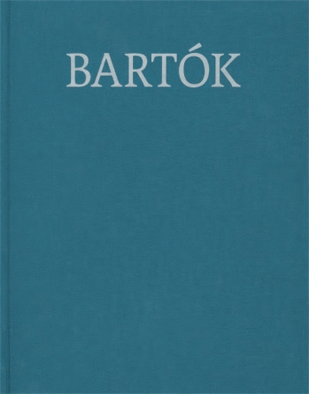 String Quartets – Bartók Complete Edition with Critical Report, Volume 29