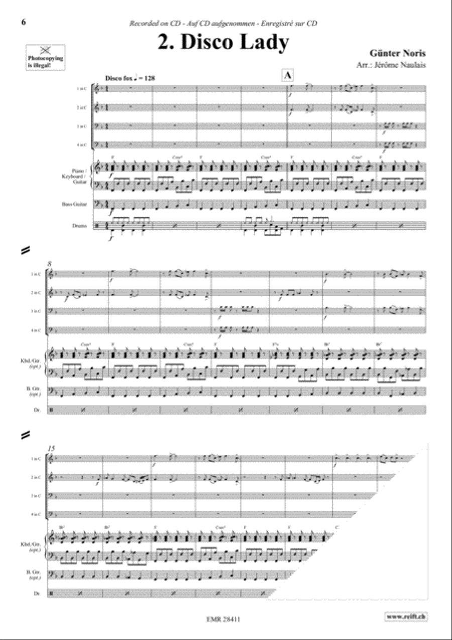 Let's Dance Volume 2 Brass Ensemble scores gallery preview page 4