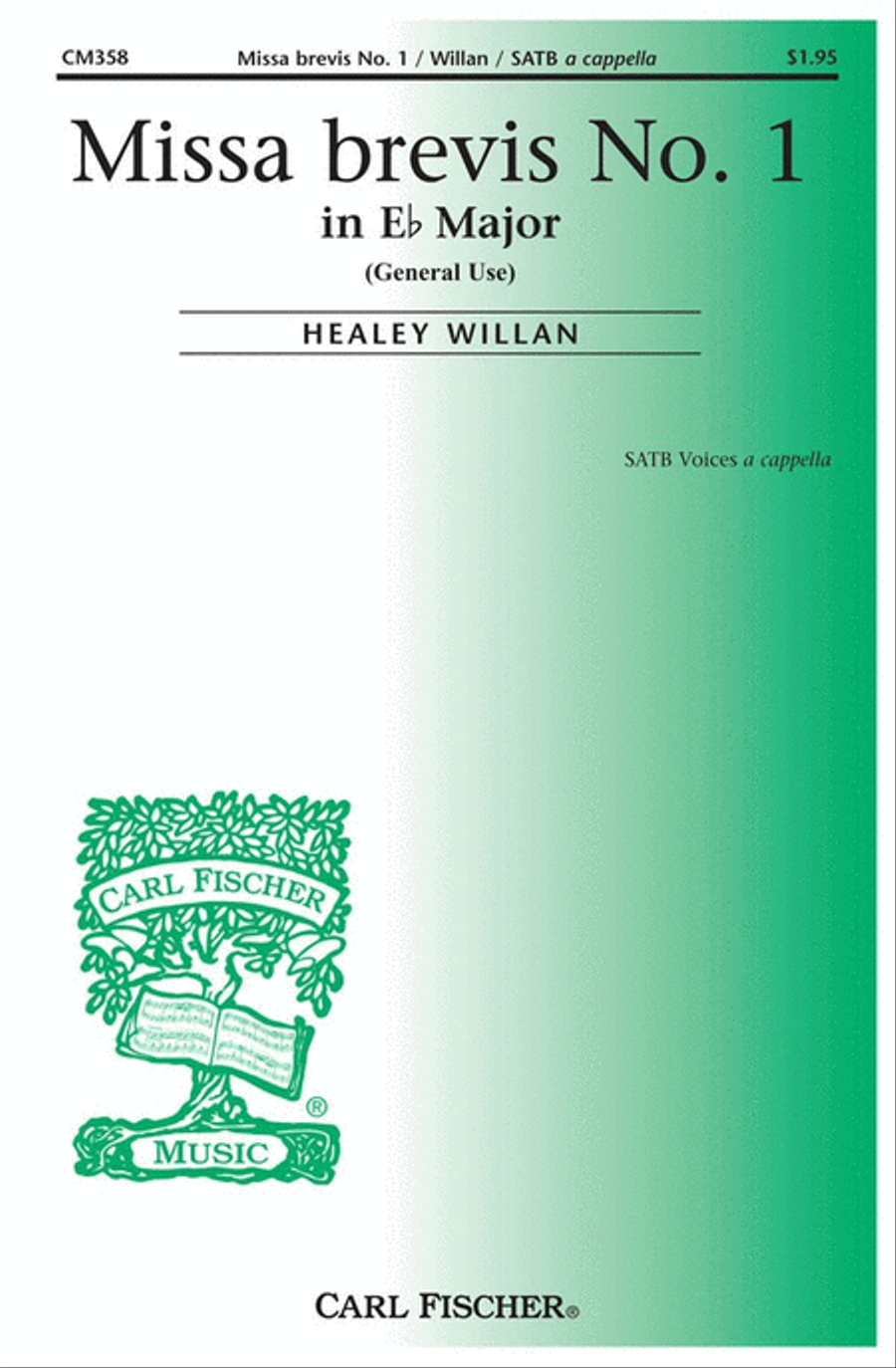 Missa Brevis No. 1 in E-flat 4-Part scores gallery preview page 1