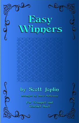 Book cover for The Easy Winners, Duet for Trumpet and Clarinet