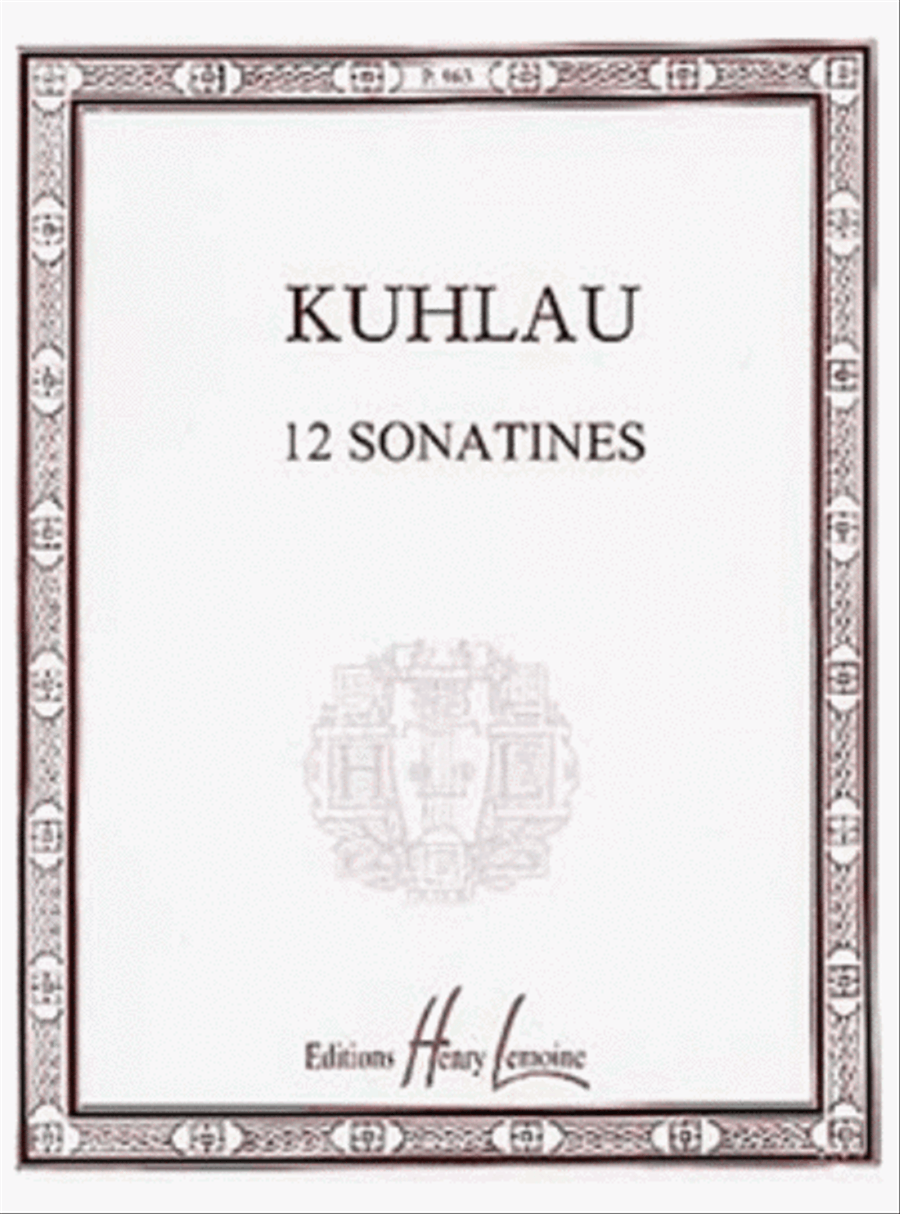 Sonatines (12) Op. 20-55-59 Piano Solo scores gallery preview page 1
