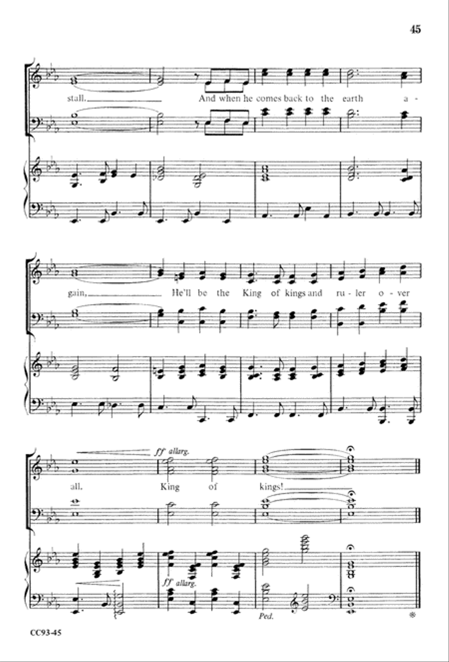 Jesus Is Born Jesus Is Born 4-Part scores gallery preview page 47