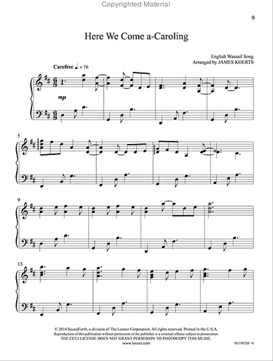 Merry Christmas and a Happy New Year! Piano Solo scores gallery preview page 7