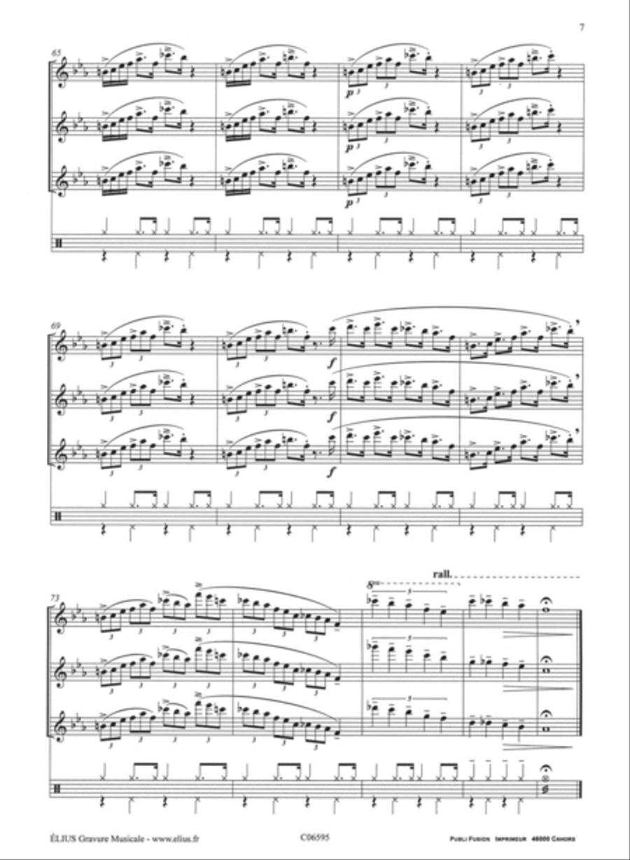 Mercure Mercure Flute Trio scores gallery preview page 3