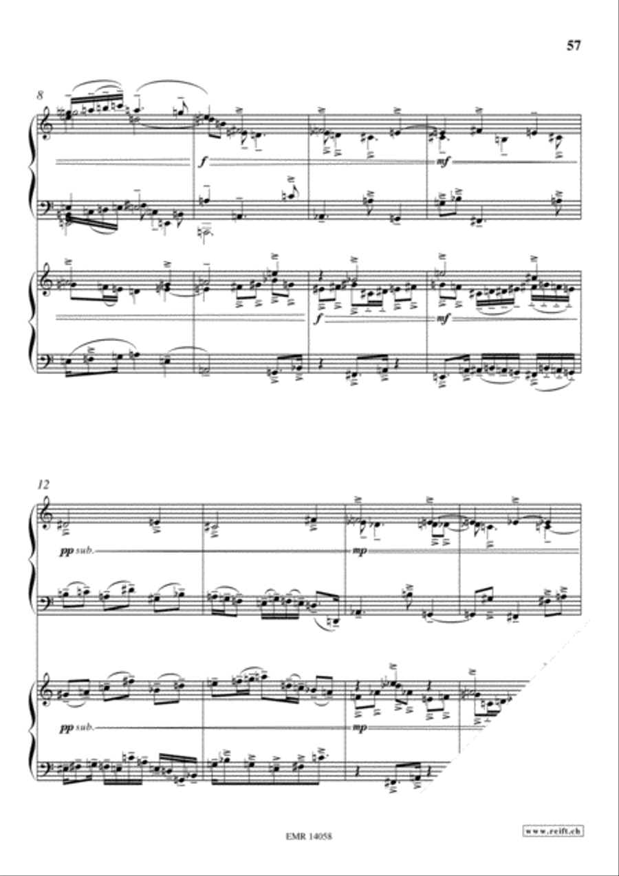 Fantasia Fantasia Piano Duet scores gallery preview page 12
