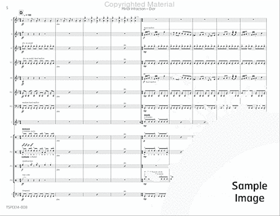 Minor Infraction Percussion Ensemble scores gallery preview page 9