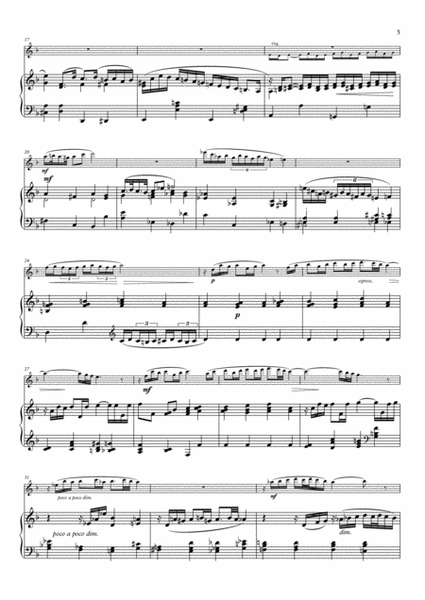 Cantilène for flute and piano by G. Fauré / H. A. Stamm