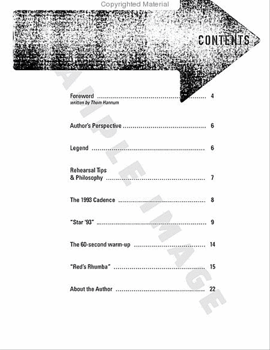 Vacant Lot Sessions, The Vacant Lot Sessions, The Percussion scores gallery preview page 2