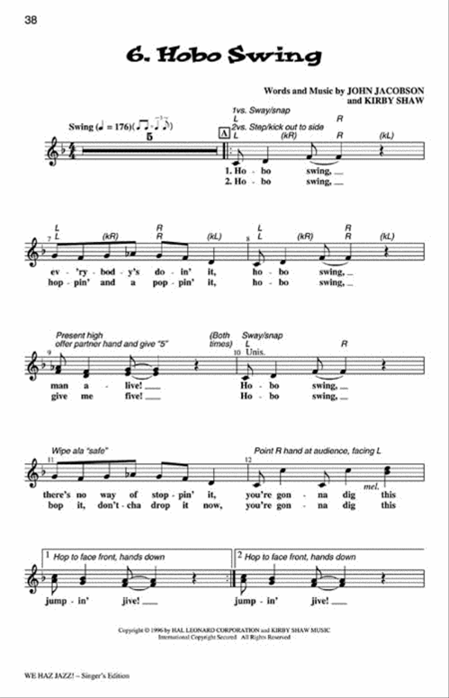 We Haz Jazz! (Musical) Choir scores gallery preview page 7