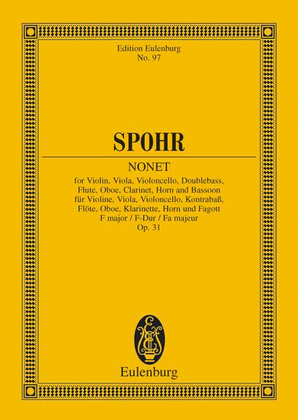 Book cover for Nonet F major