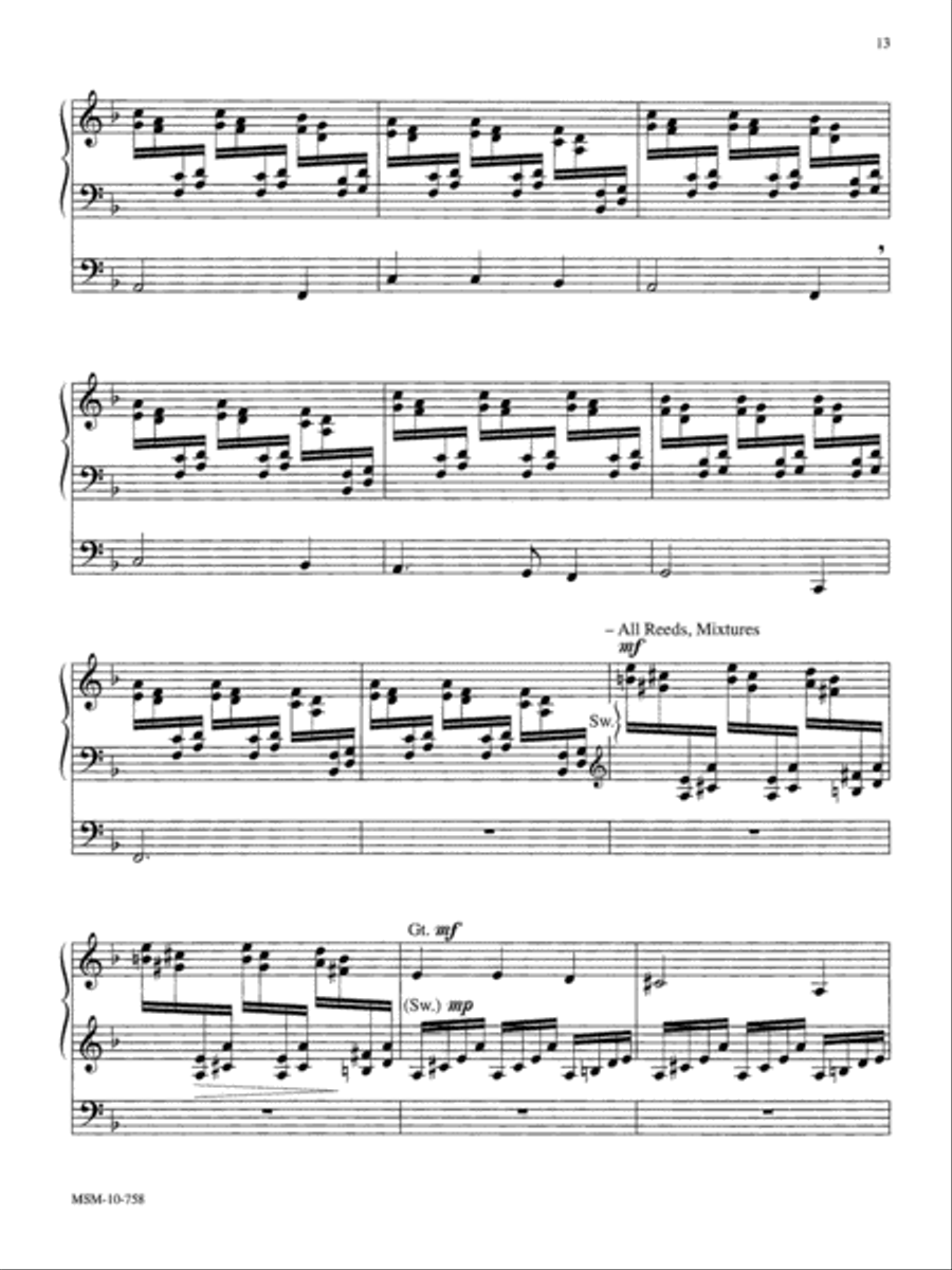 In Thee Is Gladness Organ scores gallery preview page 2