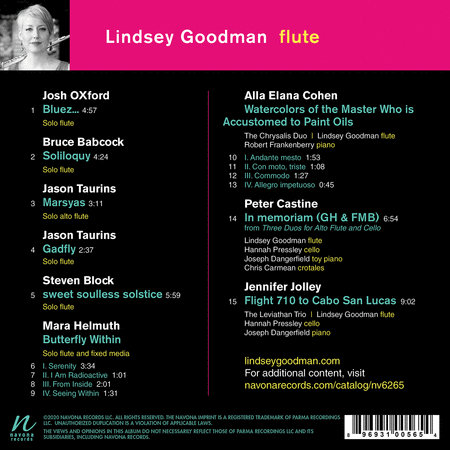 Lindsey Goodman: Etereo - New Music for Flute