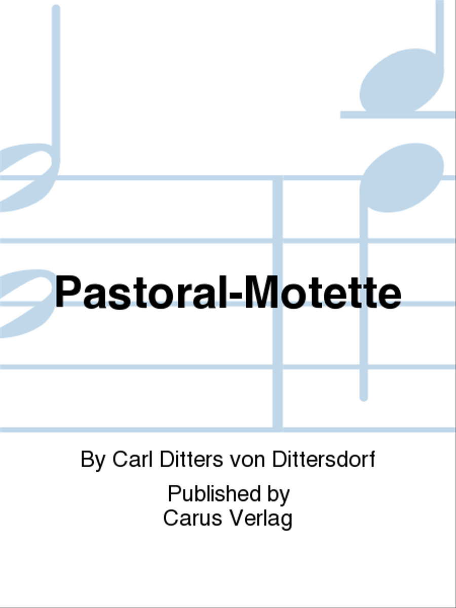 Pastoral-Motette Pastoral-Motette 4-Part scores gallery preview page 1