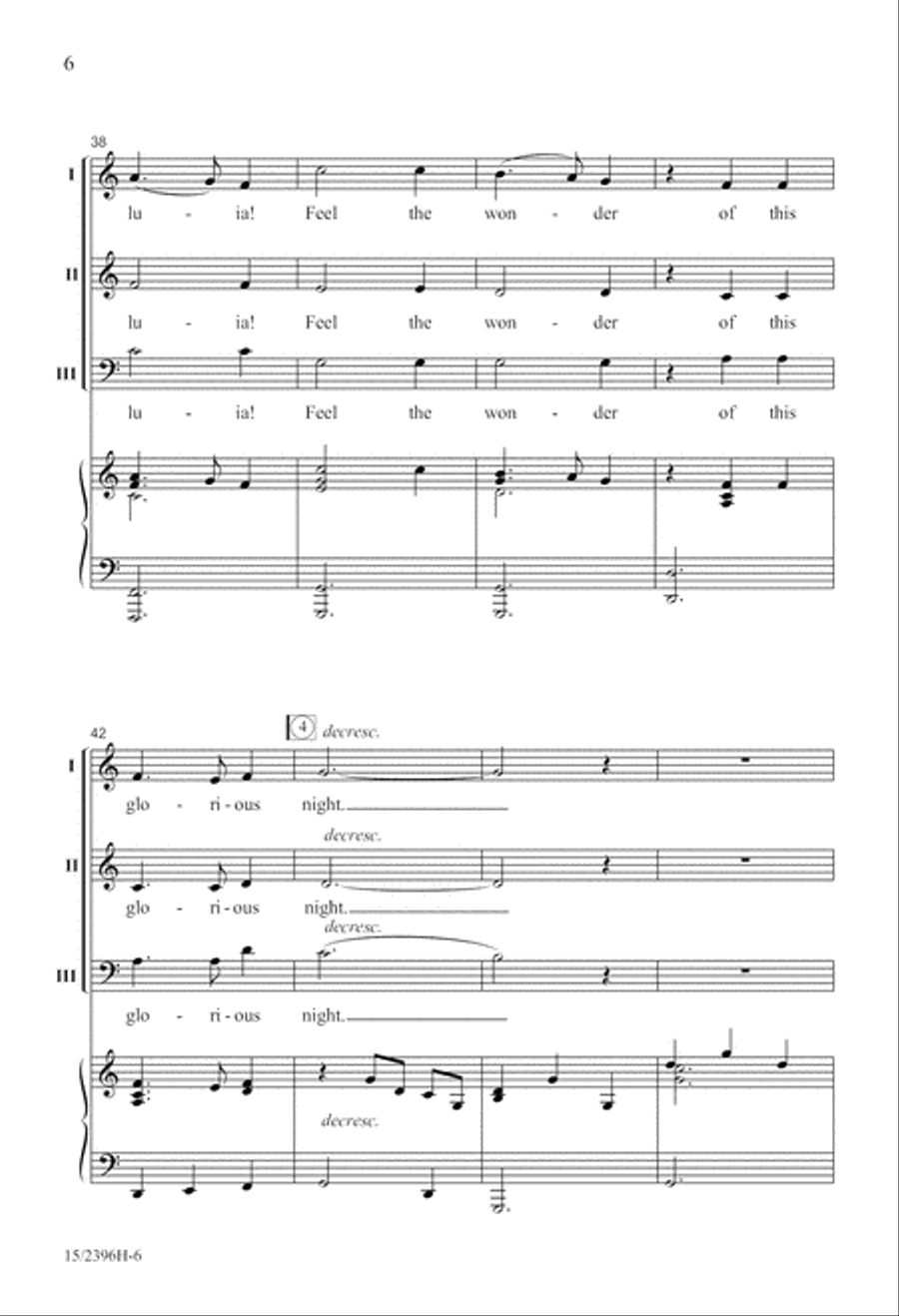 A Star Dances, an Angel Sings 3-Part scores gallery preview page 7