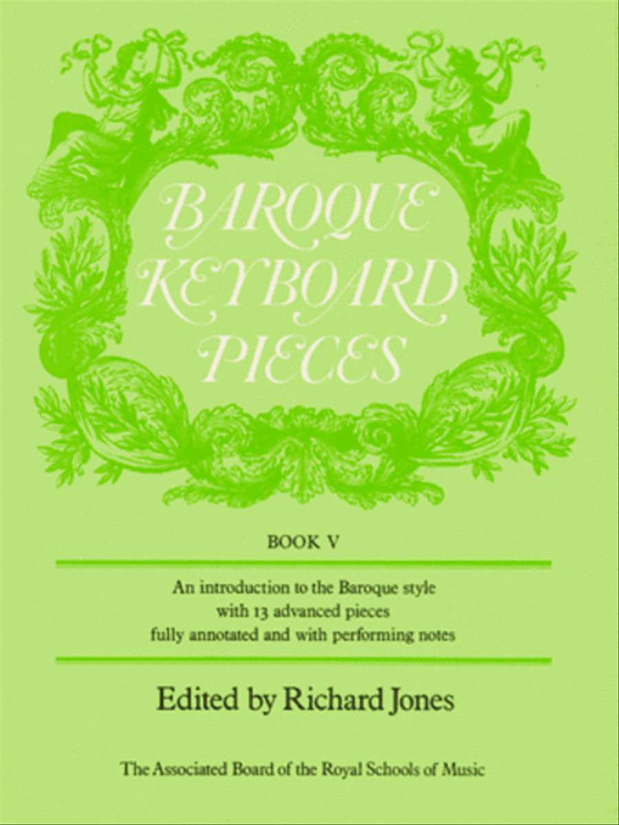 Baroque Keyboard Pieces, Book V (difficult) Piano Method scores gallery preview page 1