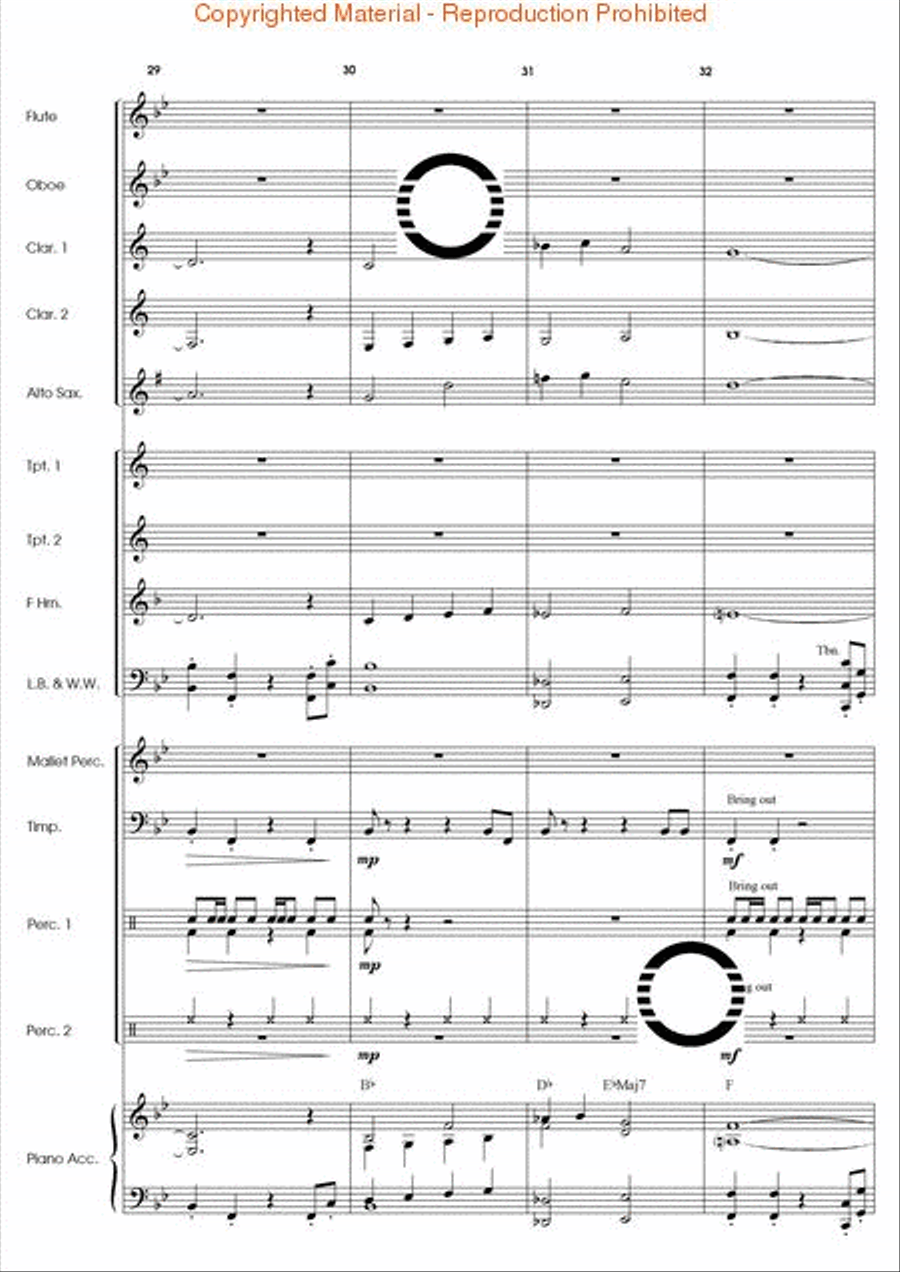 Agon Concert Band scores gallery preview page 9