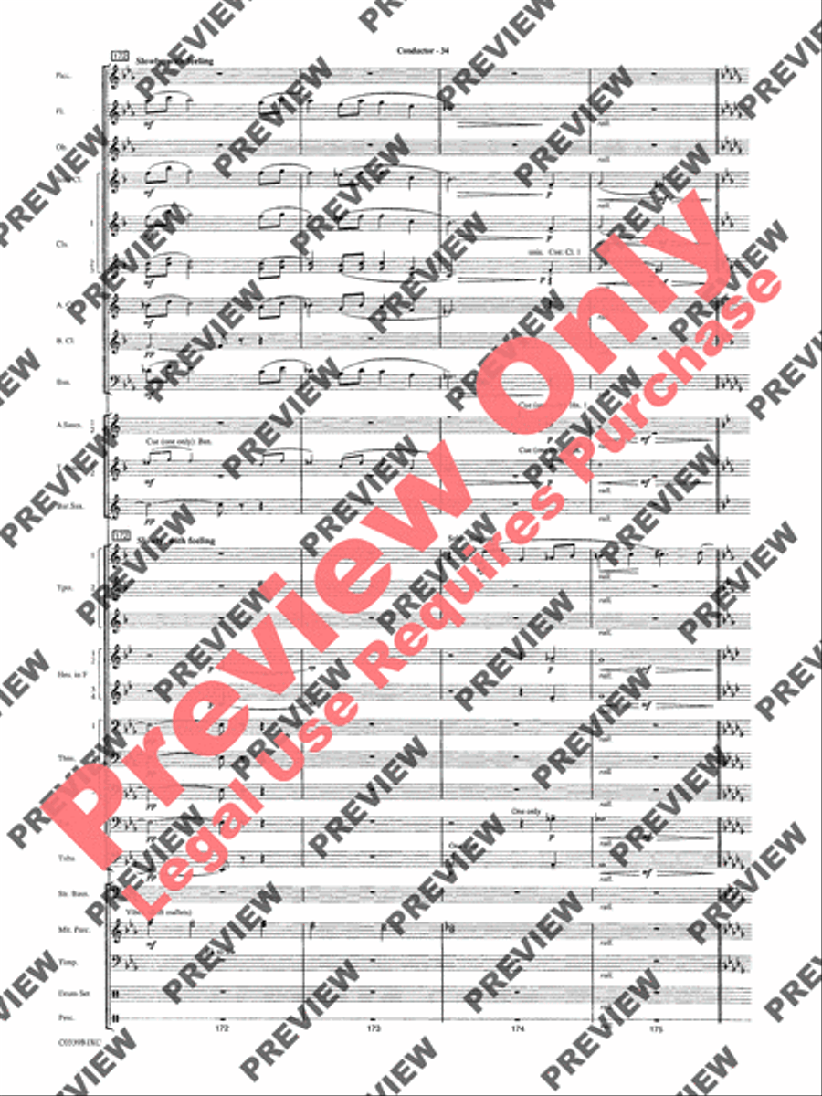 In the Miller Mood Concert Band scores gallery preview page 37