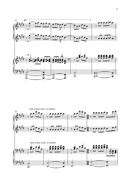 Clair de Lune - 4 hands (E maj) image number null