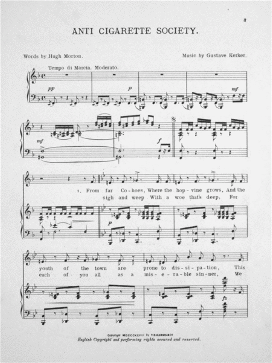 Anti Cigarette Society Voice scores gallery preview page 2