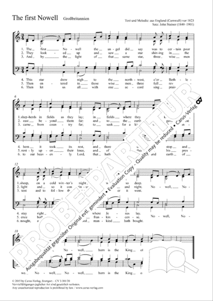 The first Nowell The first Nowell 4-Part scores gallery preview page 2
