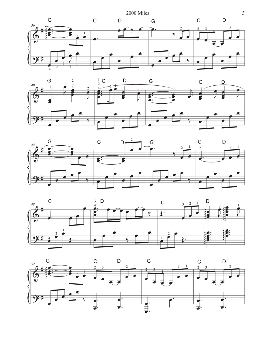 2000 Miles Harp scores gallery preview page 3