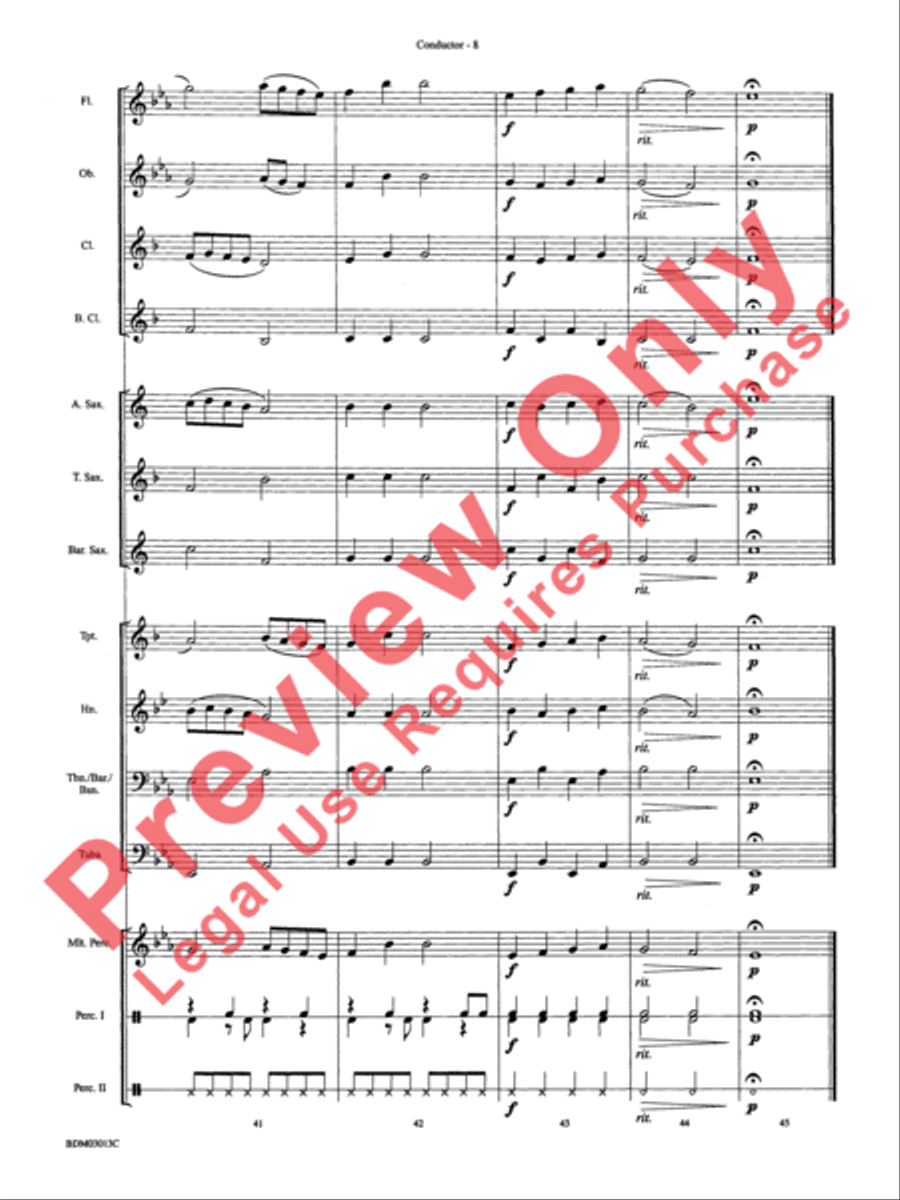 Angels We Have Heard on High Concert Band scores gallery preview page 11