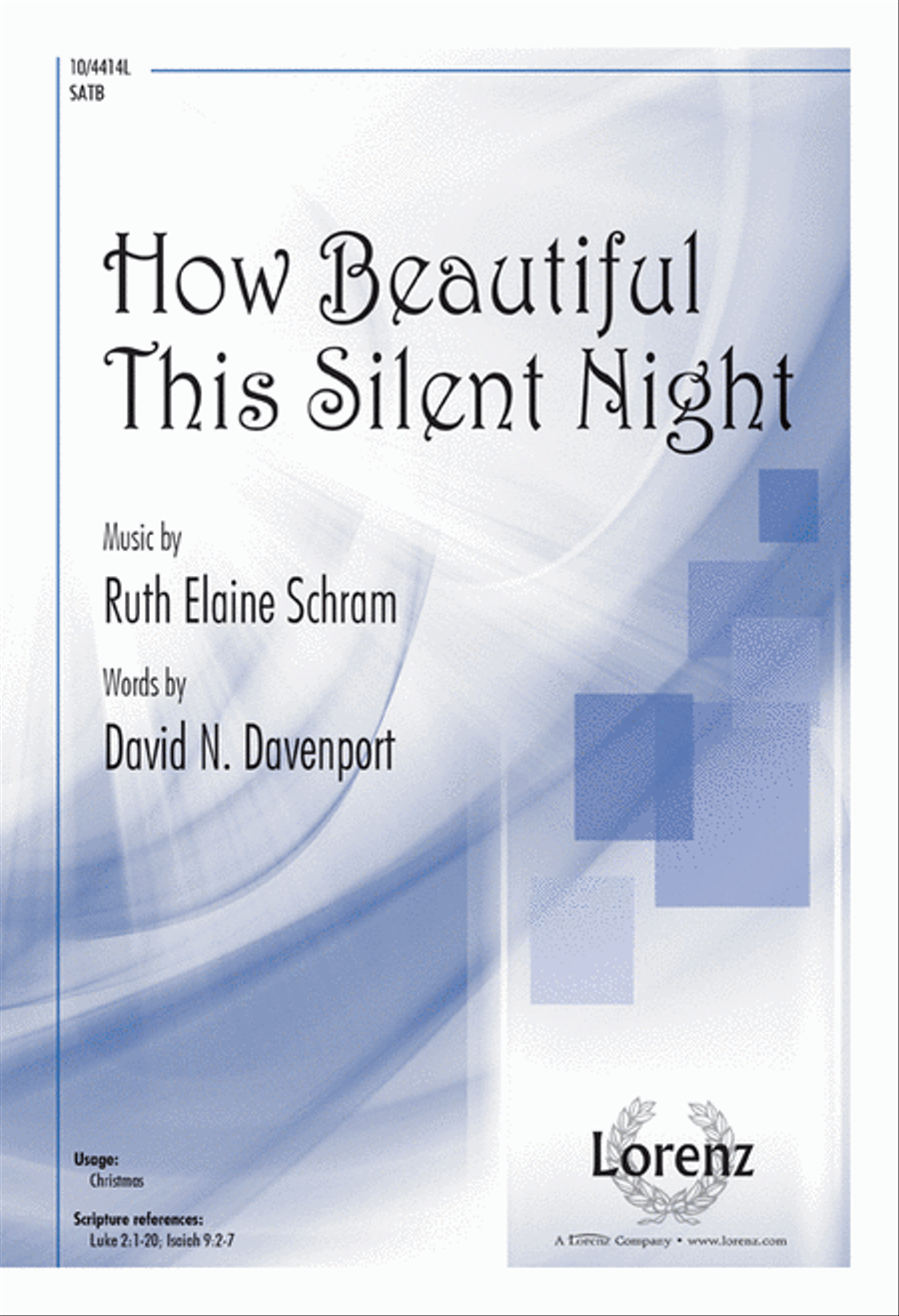 How Beautiful This Silent Night 4-Part scores gallery preview page 1
