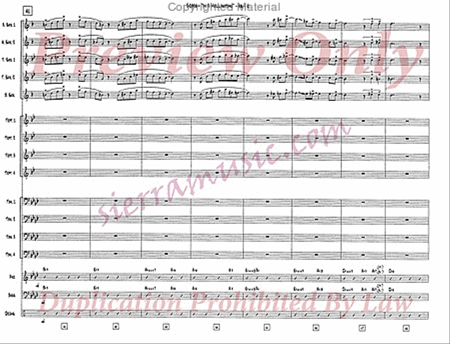 In A Mellow Tone Big Band scores gallery preview page 7