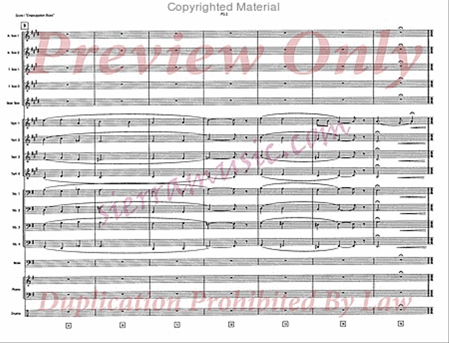 Emancipation Blues Big Band scores gallery preview page 3