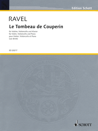 Book cover for Le Tombeau de Couperin